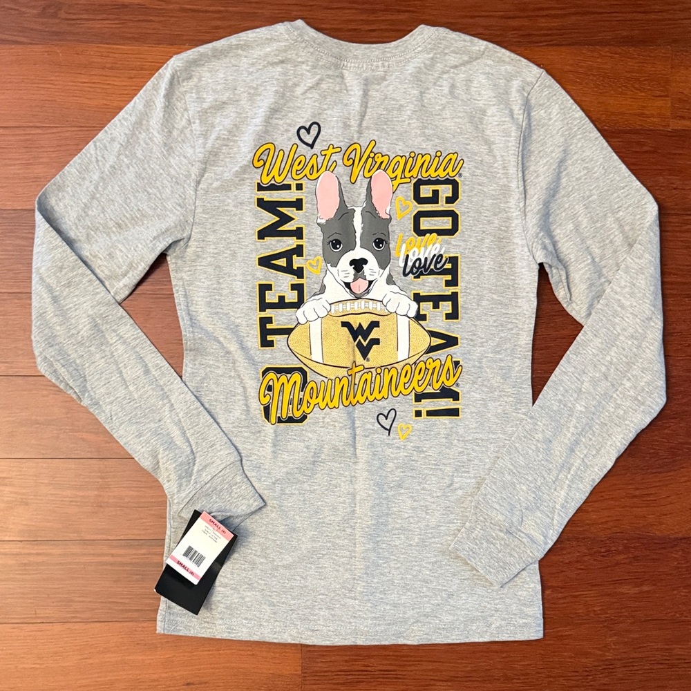 ⭐️ WVU Girls long sleeve t-shirt